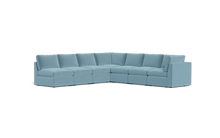 Load image into Gallery viewer, Ciello - Sectional - Aqua - High Angled
