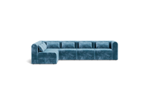 Load image into Gallery viewer, Atmosphere Sleeper Sofa &amp; Sectional - Rounded Backrest - Harbour Blue
