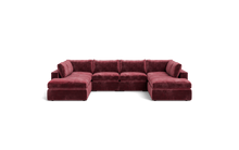 Load image into Gallery viewer, Ciello - Sectional - Bordeaux - Regular Backrest

