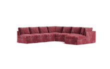 Load image into Gallery viewer, Ciello XL - Sectional - Bordeaux - High Angled
