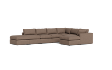 Load image into Gallery viewer, Ciello XL - Sectional - Mocha - Regular Backrest
