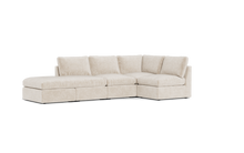 Load image into Gallery viewer, Ciello - Sectional - Sesame - High Angled
