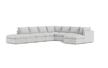 Load image into Gallery viewer, Ciello - Sectional - Limestone - High Angled

