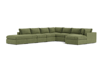 Load image into Gallery viewer, Ciello XL - Sectional - Cypress Green - Regular Backrest
