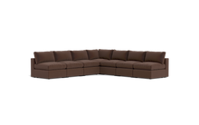 Load image into Gallery viewer, Ciello - Sectional - Chocolate - Regular Backrest
