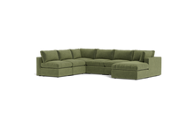 Load image into Gallery viewer, Ciello XL - Sectional - Cypress Green - Regular Backrest
