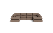 Load image into Gallery viewer, Ciello XL - Sectional - Mocha - Regular Backrest

