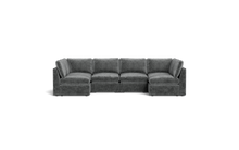 Load image into Gallery viewer, Ciello - Sectional - Basalt - High Angled

