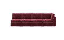 Load image into Gallery viewer, Ciello - Sofa - Bordeaux - High Angled
