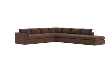 Load image into Gallery viewer, Ciello - Sectional - Chocolate - Regular Backrest

