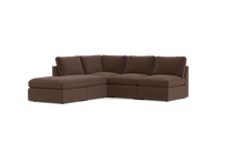 Load image into Gallery viewer, Ciello - Sectional - Chocolate - High Angled
