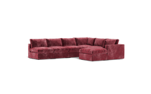 Load image into Gallery viewer, Ciello XL - Sectional - Bordeaux - Regular Backrest
