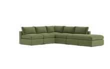 Load image into Gallery viewer, Ciello XL - Sectional - Cypress Green - Regular Backrest
