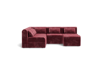 Load image into Gallery viewer, Atmosphere Sleeper Sofa &amp; Sectional - Rounded Backrest - Bordeaux
