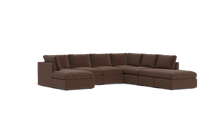 Load image into Gallery viewer, Ciello XL - Sectional - Chocolate - High Angled
