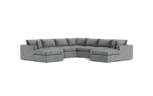Load image into Gallery viewer, Ciello XL - Sectional - Basalt - Regular Backrest
