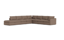 Load image into Gallery viewer, Ciello XL - Sectional - Mocha - High Angled
