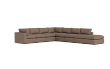 Load image into Gallery viewer, Ciello XL - Sectional - Mocha - Regular Backrest
