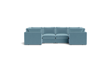 Load image into Gallery viewer, Ciello - Sectional - Aqua - High Angled
