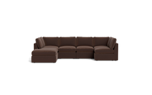Load image into Gallery viewer, Ciello XL - Sectional - Chocolate - High Angled
