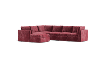 Load image into Gallery viewer, Ciello XL - Sectional - Bordeaux - High Angled
