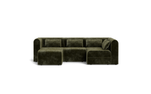 Load image into Gallery viewer, Atmosphere Sleeper Sofa &amp; Sectional - Rounded Backrest - Sage
