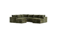 Load image into Gallery viewer, Ciello - Sectional - Sage - Regular Backrest
