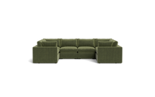 Load image into Gallery viewer, Ciello XL - Sectional - Cypress Green - Regular Backrest
