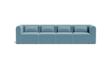 Load image into Gallery viewer, Atmosphere - Sofa - Rounded Backrest - Aqua
