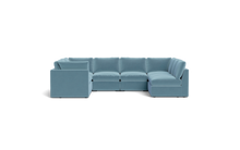 Load image into Gallery viewer, Ciello - Sectional - Aqua - High Angled
