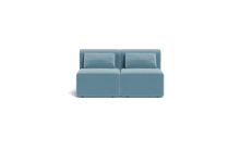 Load image into Gallery viewer, Atmosphere - Sofa - Rounded Backrest - Aqua
