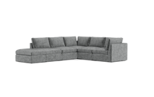 Load image into Gallery viewer, Ciello XL - Sectional - Basalt - High Angled

