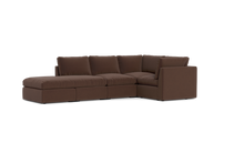 Load image into Gallery viewer, Ciello XL - Sectional - Chocolate - High Angled
