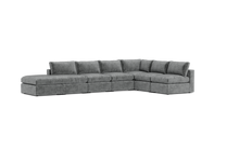 Load image into Gallery viewer, Ciello XL - Sectional - Basalt - Regular Backrest
