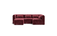 Load image into Gallery viewer, Atmosphere Sleeper Sofa &amp; Sectional - Rounded Backrest - Bordeaux
