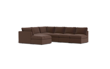 Load image into Gallery viewer, Ciello XL - Sectional - Chocolate - High Angled

