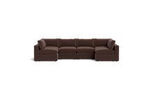 Load image into Gallery viewer, Ciello XL - Sectional - Chocolate - Regular Backrest
