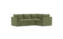 Load image into Gallery viewer, Ciello - Sectional - Cypress Green - High Angled
