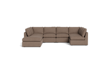 Load image into Gallery viewer, Ciello - Sectional - Mocha - High Angled

