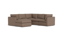 Load image into Gallery viewer, Ciello - Sectional - Mocha - High Angled

