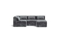 Load image into Gallery viewer, Atmosphere Sleeper Sofa &amp; Sectional - Rounded Backrest - Cobblestone

