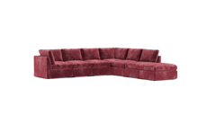 Load image into Gallery viewer, Ciello XL - Sectional - Bordeaux - High Angled
