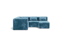 Load image into Gallery viewer, Atmosphere Sleeper Sofa &amp; Sectional - Rounded Backrest - Harbour Blue
