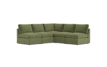 Load image into Gallery viewer, Ciello - Sectional - Cypress Green - High Angled

