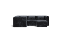 Load image into Gallery viewer, Atmosphere Sleeper Sofa &amp; Sectional - Rounded Backrest - Carbon
