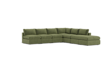 Load image into Gallery viewer, Ciello XL - Sectional - Cypress Green - Regular Backrest

