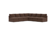 Load image into Gallery viewer, Ciello XL - Sectional - Chocolate - High Angled
