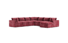 Load image into Gallery viewer, Ciello - Sectional - Bordeaux - Regular Backrest
