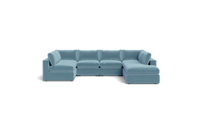 Load image into Gallery viewer, Ciello - Sectional - Aqua - Regular Backrest
