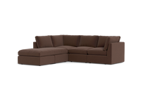 Load image into Gallery viewer, Ciello - Sectional - Chocolate - High Angled
